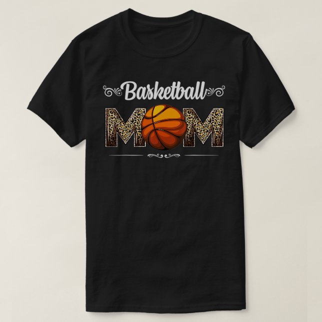 Camiseta Día de la Madre de Mamá Leopard Ball Funny Ball (Diseño del anverso)
