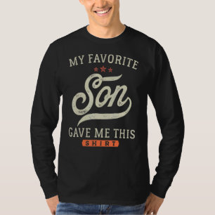 Camiseta Día de la madre de mi hijo favorito me dio esto