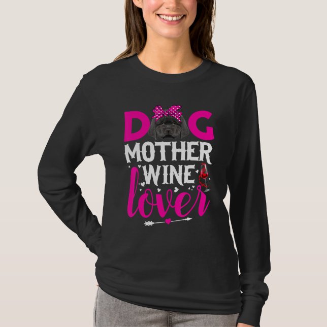 Camiseta Día de la madre de perro de Terranova (Anverso)