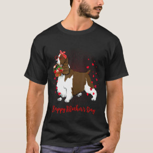 Camiseta Día de la Madre de Perro Español Field Spaniel