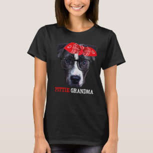 Camiseta Día de la Madre de Perro Pittie, abuela Pitbull