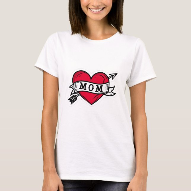 Camiseta Día de la Madre de Regalos Modernos (Anverso)