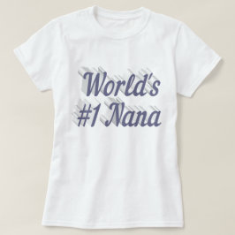 Camiseta Día de la Madre de texto gris de Nana
