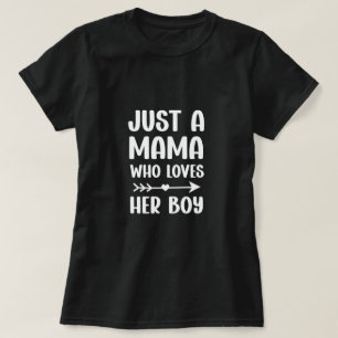 Camiseta Día de la Madre de traje de mamá hijo haciendo jue