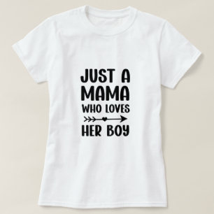 Camiseta Día de la Madre de traje de mamá hijo haciendo jue