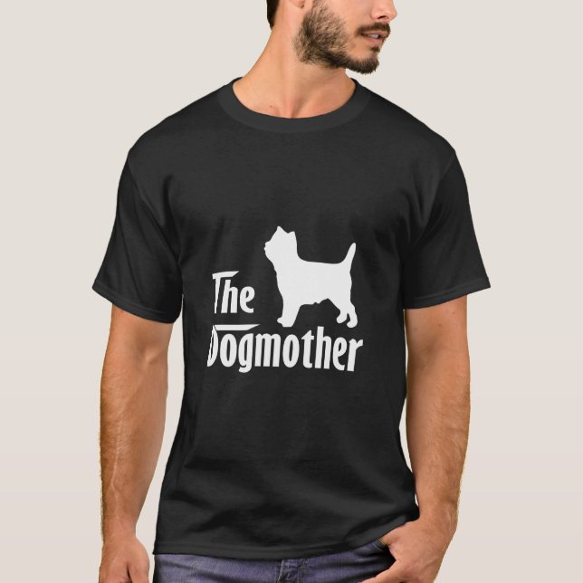 Camiseta Día de la Madre de un Perro Cairn Terrier (Anverso)