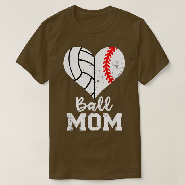Camiseta Día de la Madre de voleibol para mamá (Diseño del anverso)