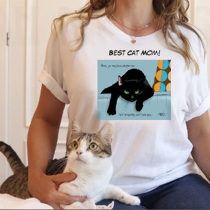 Camiseta Día de la madre del gato negro