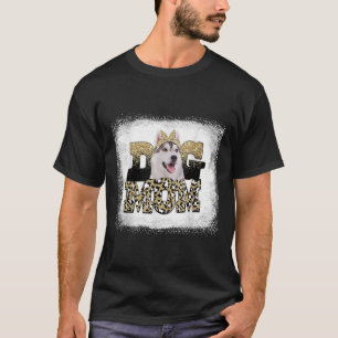Camiseta Día de la Madre del Marido Husky Siberiano del Leo