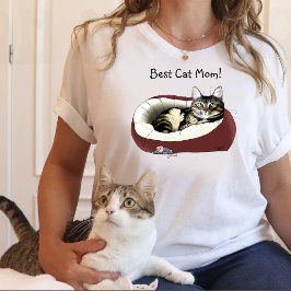 Camiseta Día de la madre desde el gato