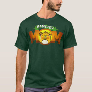 Camiseta Día de la Madre femenino Cute Hamster Mom Tees Par