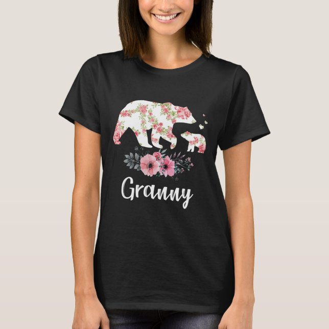 Camiseta Día de la Madre femenino de oso  (Anverso)