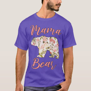 Camiseta Día de la Madre floral Mama Bear 