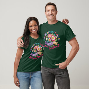 Camiseta Día de la Madre Floral Mamá Mami Madre