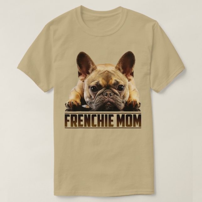 Camiseta Día de la madre francesa de camisas para el Bulldo (Diseño del anverso)