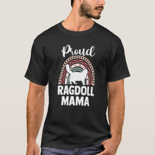 Camiseta Día de la Madre Gato Mamá Gato Orgullosa Ragdoll M