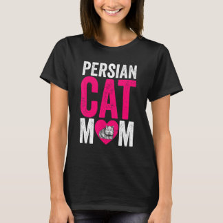 Camiseta Día de la Madre Gato Mamá Gato Padre de Pelo Gato