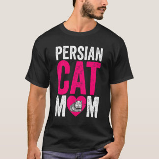 Camiseta Día de la Madre Gato Mamá Gato Padre Peludo Gato P