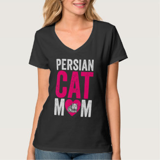 Camiseta Día de la Madre Gato Mamá Gato Padre Peludo Gato P