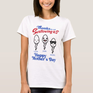 Camiseta Día de la madre gracias por no tragarnos a la fami