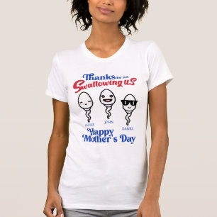 Camiseta Día de la madre gracias por no tragarnos a la fami