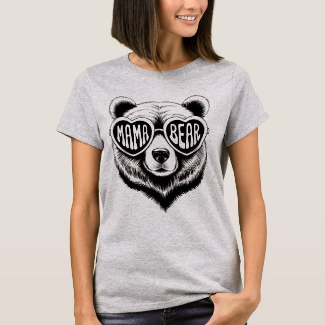 Camiseta Día de la Madre gracioso "Mumma Bear" (Anverso)