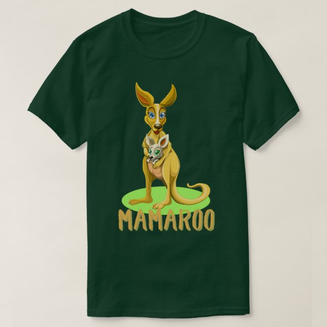 Camiseta Día de la Madre Kangaroo de MAMAROO (Diseño del anverso)
