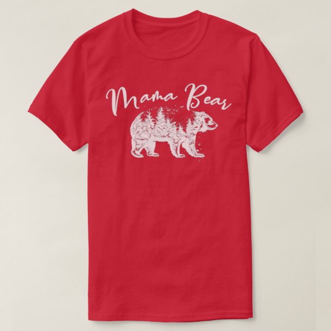 Camiseta Día de la Madre Mama Bear (3) (Diseño del anverso)