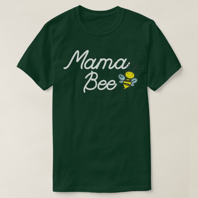 Camiseta Día de la Madre Mama Bee Cute Sassy Honey Bee (Diseño del anverso)