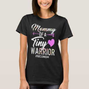 Camiseta Día de la Madre Mamá De Un Pequeño Guerrero Nicu M