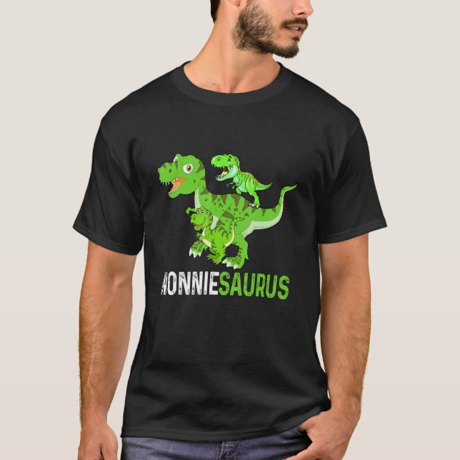 Camiseta Día de la Madre Nonniesaurus T rex Dinosaur Funny  (Anverso)