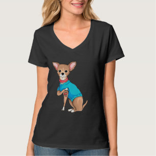 Camiseta Día De La Madre Perro Gracioso Chihuahua Amo A Mam