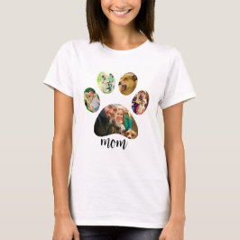 Camiseta Día de la Madre Perro mamá | collage de fotos de i