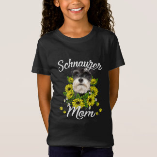 Camiseta Día de la Madre Perro Mujer Regalo de girasol Schn