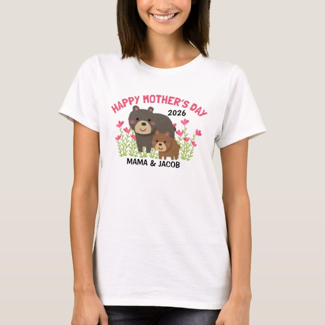 Camiseta Día de la Madre Personalizado (Anverso)