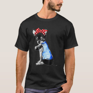Camiseta Día de la Madre Regalos Chihuahua Tattoo Amo a Mam
