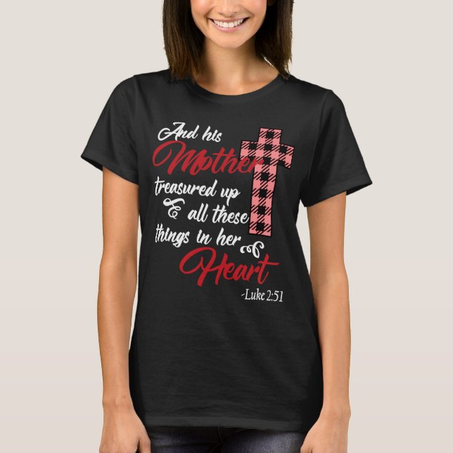 Camiseta Día de la Madre religioso cita a mamá cristiana (Anverso)