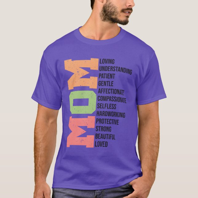 Camiseta Día de la Madre retro (Anverso)