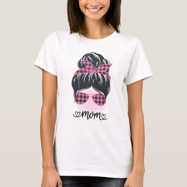 Camiseta Día de la Madre Rosa-Rosa (Anverso)