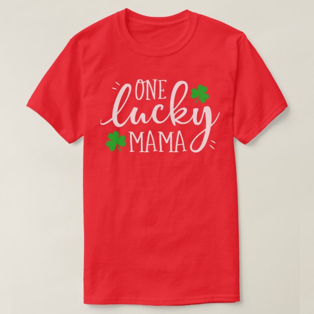 Camiseta Día De La Madre Suerte Para Las Mujeres Chicas (Diseño del anverso)