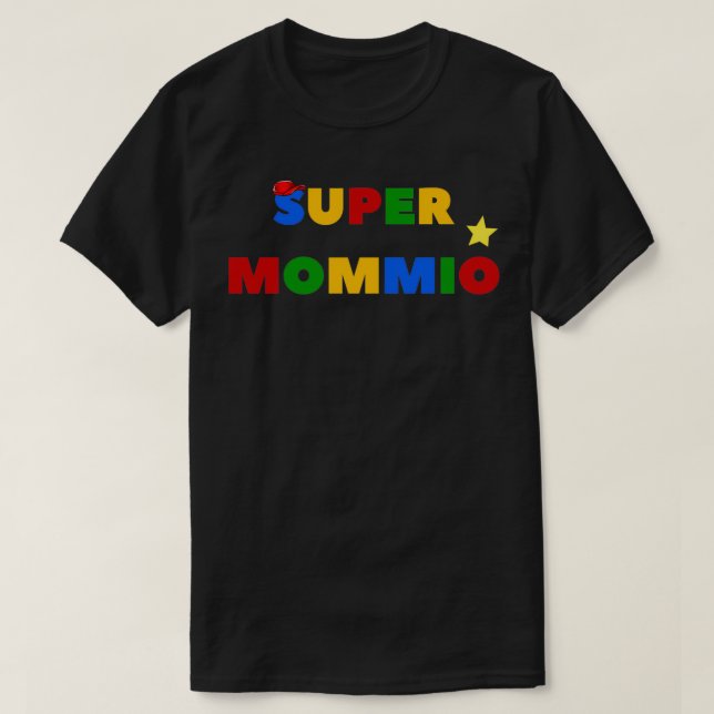 Camiseta Día de la Madre Super Mommio 2  (Diseño del anverso)
