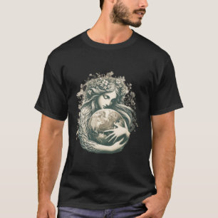Camiseta Día de la Madre Tierra Verde: Gaia salve a nuestra