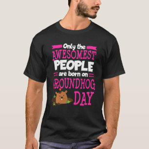 Camiseta Día de la Marmota 2020 Día del cumpleaños Mejor Am