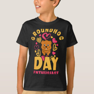 Camiseta Día de la Marmota 2024 Entusiasta 2 de Febrero Div