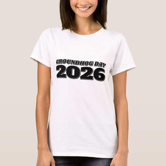 Camiseta Día de la Marmota 2026 (Anverso)