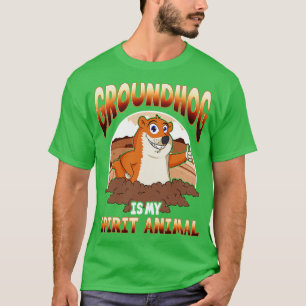 Camiseta Día de la Marmota Animales Espirituales