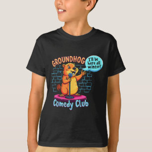 Camiseta Día de la Marmota Comedia Chistes Meteorología Sar