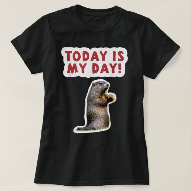 Camiseta Día de la Marmota Día del Aniversario Divertido ho (Diseño del anverso)