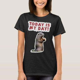 Camiseta Día de la Marmota Día del Aniversario Divertido ho
