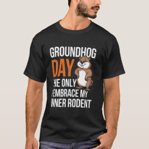 Camiseta Día de la marmota El único día que abrazo a mi mar
